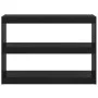 Estantería/divisor de espacios madera pino negro 100x30x71,5 cm de vidaXL, Librerías y estanterías - Ref: Foro24-808212, Prec...