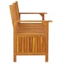 Banco de almacenaje madera maciza de acacia 148 cm de vidaXL, Bancos de jardín - Ref: Foro24-316743, Precio: 198,16 €, Descue...