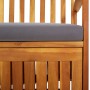 Banco de almacenaje con cojín madera maciza de acacia 170 cm de vidaXL, Bancos de jardín - Ref: Foro24-316741, Precio: 334,07...