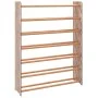 Mueble zapatero de madera contrachapada marrón 90x24x117 cm de vidaXL, Zapateros y organizadores de calzado - Ref: Foro24-327...