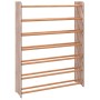 Mueble zapatero de madera contrachapada marrón 90x24x117 cm de vidaXL, Zapateros y organizadores de calzado - Ref: Foro24-327...