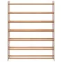 Mueble zapatero de madera contrachapada marrón 90x24x117 cm de vidaXL, Zapateros y organizadores de calzado - Ref: Foro24-327...