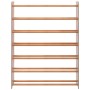 Mueble zapatero de madera contrachapada marrón 90x24x117 cm de vidaXL, Zapateros y organizadores de calzado - Ref: Foro24-327...