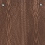 Mueble zapatero de madera contrachapada marrón 90x24x117 cm de vidaXL, Zapateros y organizadores de calzado - Ref: Foro24-327...