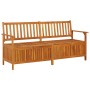 Banco de almacenaje madera maciza de acacia 170 cm de vidaXL, Bancos de jardín - Ref: Foro24-316744, Precio: 264,11 €, Descue...