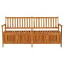Banco de almacenaje madera maciza de acacia 170 cm de vidaXL, Bancos de jardín - Ref: Foro24-316744, Precio: 264,11 €, Descue...