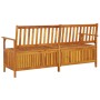Banco de almacenaje madera maciza de acacia 170 cm de vidaXL, Bancos de jardín - Ref: Foro24-316744, Precio: 264,11 €, Descue...