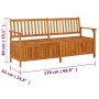 Banco de almacenaje madera maciza de acacia 170 cm de vidaXL, Bancos de jardín - Ref: Foro24-316744, Precio: 264,11 €, Descue...