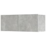 Set de muebles de TV 5 pzas madera contrachapada gris hormigón de vidaXL, Muebles TV - Ref: Foro24-3114441, Precio: 170,89 €,...
