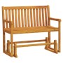 vidaxL Banco balancín de jardín 110 cm madera maciza acacia de vidaXL, Bancos de jardín - Ref: Foro24-316608, Precio: 159,65 ...