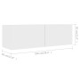 Set de muebles de salón TV 5 piezas madera de ingeniería blanco de vidaXL, Muebles TV - Ref: Foro24-3078694, Precio: 222,26 €...