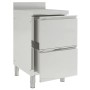 Armarios de cocina comercial 2 unidades acero inoxidable de vidaXL, Restauración - Ref: Foro24-3081934, Precio: 610,20 €, Des...