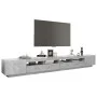 Mueble para TV con luces LED gris hormigón 300x35x40 cm de vidaXL, Muebles TV - Ref: Foro24-3081928, Precio: 222,05 €, Descue...