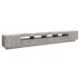 Mueble para TV con luces LED gris hormigón 300x35x40 cm de vidaXL, Muebles TV - Ref: Foro24-3081928, Precio: 217,39 €, Descue...