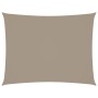 Toldo de vela rectangular tela Oxford gris taupe 2,5x4 m en Sombrillas | Comprar online en Foru.es