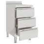 Armarios de cocina comercial 2 unidades acero inoxidable de vidaXL, Restauración - Ref: Foro24-3081937, Precio: 520,26 €, Des...