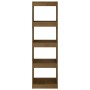 Estantería/divisor de espacios pino macizo miel 40x30x135,5cm de vidaXL, Librerías y estanterías - Ref: Foro24-808146, Precio...