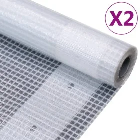 Canvas tarps 2 units 260 g/m² 4x3 m white by vidaXL, Waterproof tarpaulins - Ref: Foro24-3082827, Price: 71,80 €, Discount: %