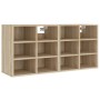 Muebles zapatero 2 uds color roble Sonoma 52,5x30x50 cm de vidaXL, Taquillas y armarios de almacenamiento - Ref: Foro24-80869...