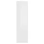 Mueble con espejo y LED blanco brillante 76x15x55 cm de vidaXL, Tocadores de baño - Ref: Foro24-808861, Precio: 64,24 €, Desc...