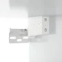 Mueble con espejo y LED blanco brillante 76x15x55 cm de vidaXL, Tocadores de baño - Ref: Foro24-808861, Precio: 64,24 €, Desc...