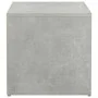 Cajón taburete madera contrachapada gris hormigón 40,5x40x40 cm de vidaXL, Cestas para almacenaje - Ref: Foro24-808778, Preci...