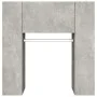 Mueble recibidor madera ingeniería gris hormigón 97,5x37x99 cm de vidaXL, Taquillas y armarios de almacenamiento - Ref: Foro2...