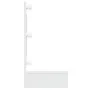 Mueble con espejo y luces LED blanco 90x31,5x62 cm de vidaXL, Tocadores de baño - Ref: Foro24-808891, Precio: 61,24 €, Descue...