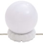 Mueble con espejo y luces LED blanco 90x31,5x62 cm de vidaXL, Tocadores de baño - Ref: Foro24-808891, Precio: 62,02 €, Descue...