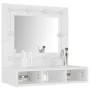 Mueble con espejo y luces LED blanco 60x31,5x62 cm by vidaXL, bathroom vanities - Ref: Foro24-808882, Price: 72,79 €, Discoun...