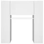 Mueble de recibidor madera de ingeniería blanco 97,5x37x99 cm de vidaXL, Taquillas y armarios de almacenamiento - Ref: Foro24...