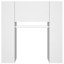 Mueble de recibidor madera de ingeniería blanco 97,5x37x99 cm de vidaXL, Taquillas y armarios de almacenamiento - Ref: Foro24...