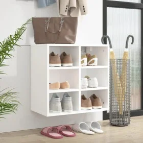Mueble zapatero blanco 52,5x30x50 cm de vidaXL, Taquillas y armarios de almacenamiento - Ref: Foro24-808684, Precio: 51,72 €,...