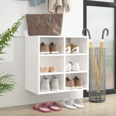 Mueble zapatero blanco 52,5x30x50 cm de vidaXL, Taquillas y armarios de almacenamiento - Ref: Foro24-808684, Precio: 52,37 €,...