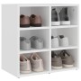 Mueble zapatero blanco 52,5x30x50 cm de vidaXL, Taquillas y armarios de almacenamiento - Ref: Foro24-808684, Precio: 52,37 €,...