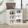 Mueble zapatero blanco 52,5x30x50 cm de vidaXL, Taquillas y armarios de almacenamiento - Ref: Foro24-808684, Precio: 52,37 €,...