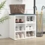 Mueble zapatero blanco 52,5x30x50 cm de vidaXL, Taquillas y armarios de almacenamiento - Ref: Foro24-808684, Precio: 51,72 €,...