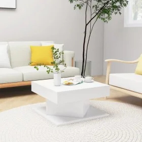 Mesa de centro madera contrachapada blanco 57x57x30 cm de vidaXL, Mesas de centro - Ref: Foro24-808368, Precio: 51,88 €, Desc...