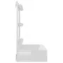 Mueble con espejo y luces LED blanco brillante 60x31,5x62 cm de vidaXL, Tocadores de baño - Ref: Foro24-808888, Precio: 55,07...