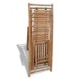 Tumbona de exterior con reposapiés bambú de vidaXL, Tumbonas - Ref: Foro24-41492, Precio: 90,41 €, Descuento: %