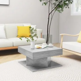 Concrete gray plywood coffee table 57x57x30 cm by vidaXL, Coffee table - Ref: Foro24-808372, Price: 52,94 €, Discount: %