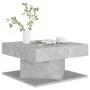 Mesa de centro madera contrachapada gris hormigón 57x57x30 cm de vidaXL, Mesas de centro - Ref: Foro24-808372, Precio: 52,94 ...
