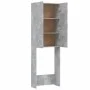 Armario de lavadora gris hormigón 64x25,5x190 cm de vidaXL, Accesorios para lavadoras y secadoras - Ref: Foro24-808417, Preci...
