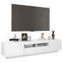 Mueble para TV con luces LED blanco brillante 180x35x40 cm de vidaXL, Muebles TV - Ref: Foro24-3081903, Precio: 161,11 €, Des...