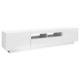 Mueble para TV con luces LED blanco brillante 180x35x40 cm de vidaXL, Muebles TV - Ref: Foro24-3081903, Precio: 161,11 €, Des...