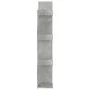 Estantería de madera de ingeniería gris hormigón 48x25,5x140 cm de vidaXL, Librerías y estanterías - Ref: Foro24-808913, Prec...