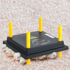 Placa calefactora para pollitos y patitos 25x25 cm de vidaXL, Almohadillas calefactoras para mascotas - Ref: Foro24-171436, P...