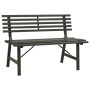 Banco de jardín 110 cm acero negro de vidaXL, Bancos de jardín - Ref: Foro24-317135, Precio: 108,85 €, Descuento: %