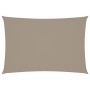 Toldo de vela rectangular tela Oxford gris taupe 2,5x4,5 m en Sombrillas | Comprar online en Foru.es