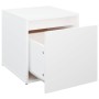 Cajón taburete madera contrachapada blanco 40,5x40x40 cm de vidaXL, Cestas para almacenaje - Ref: Foro24-808774, Precio: 51,0...